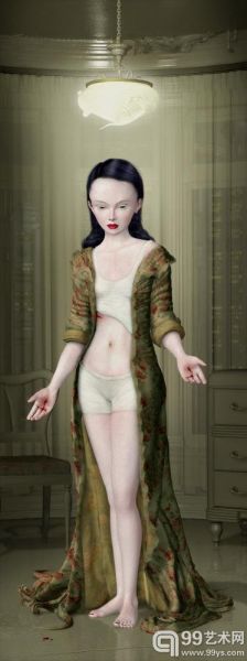 《圣痕》（Stigmata） Ray Caesar Crufixion创作 来自Corey Helford画廊