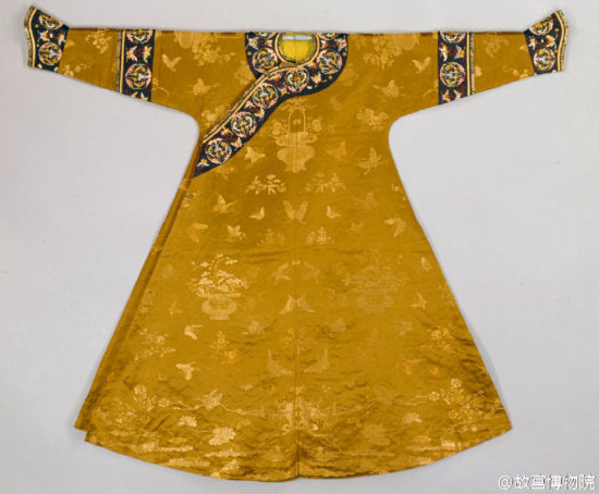 清代后妃冬衣棉袍