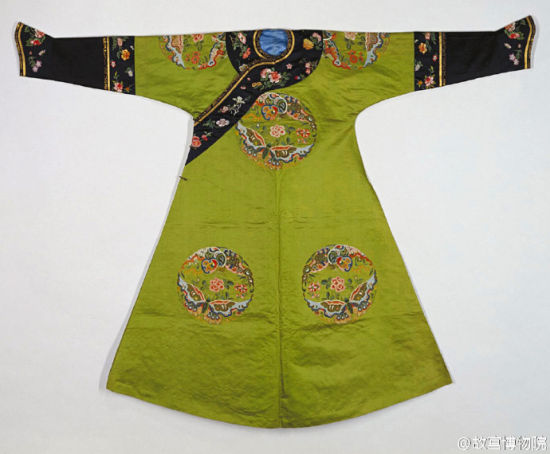 清代后妃冬衣棉袍