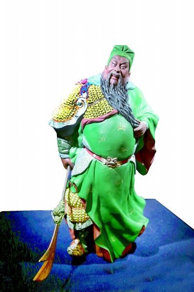 泥人张传人创作的《忠义千秋》