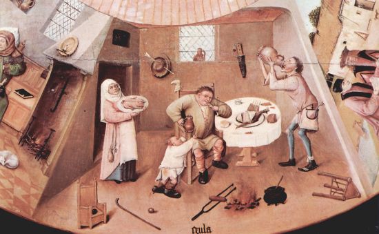 中世纪时平民会在居室中央堆起柴火煮食，以求暖遍全屋；用炖炉烹调则为了省柴火，也减少肉汁流失。