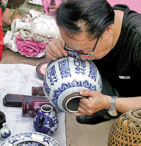 记者暗访揭开李鬼拍卖行骗钱路线图 文/图 羊城晚报记者 赫子仪