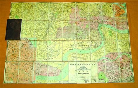 1932年的袖珍上海地图