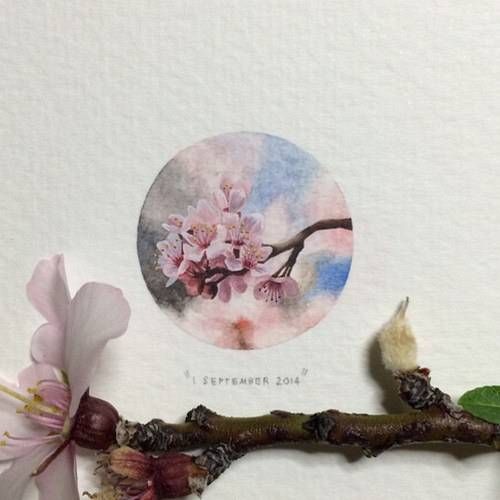 365天每天一幅微型画：南非女艺术家的自我挑战