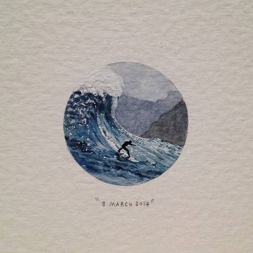 365天每天一幅微型画：南非女艺术家的自我挑战