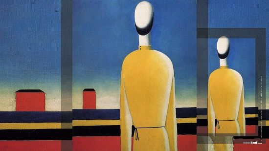 俄罗斯艺术家卡济米尔·马列维奇1932年创作的作品《复杂的预感》