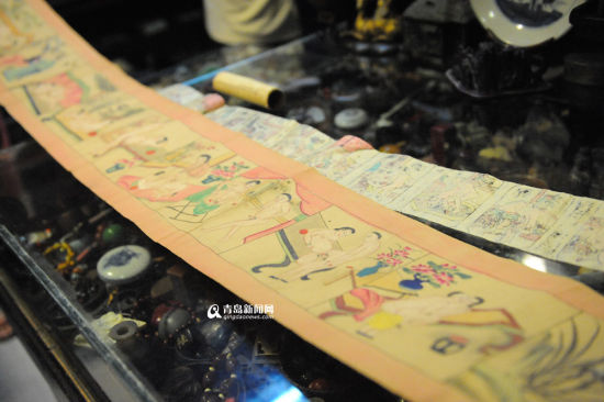 实拍青岛古董杂物市场