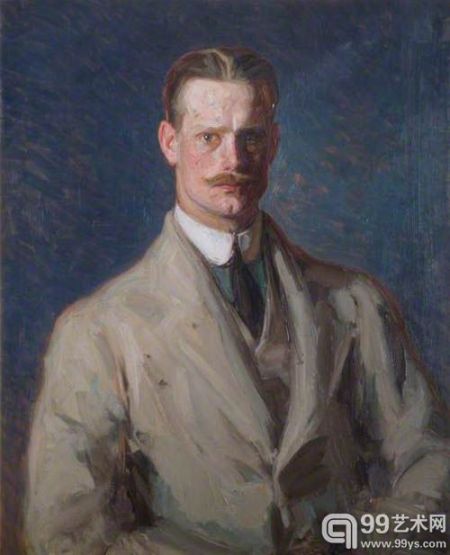 图为皇家自由医院的《风湿病专家》（后更名为《Heald医生肖像》）