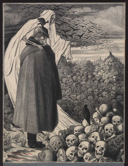 吉斯伯特·康巴斯的平板画《恶棍！这是你的作品》