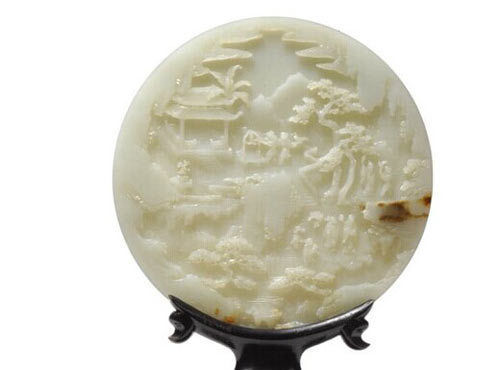 零食篇：看似雪饼的清代玉盘 