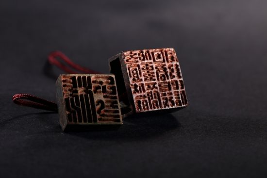 　　西汉龟钮“杨子功”铜套印