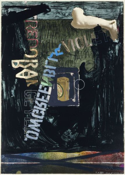 美国当代艺术家琼斯的画作