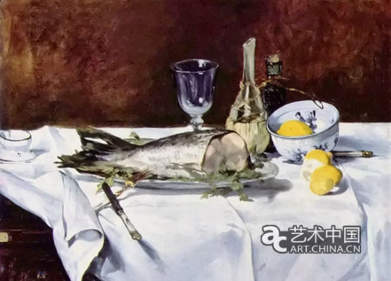 马奈 《鲑鱼》 1869年