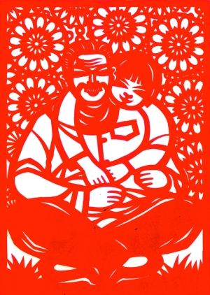 《孔雀舞》。杨丽萍到广州来演出，陈秋英的儿子以《孔雀舞》送给她作纪念。后来，陈秋英对这幅作品又做了一些修改，他很喜欢《孔雀舞》，寄托了对云南、傣族乡亲的思念。