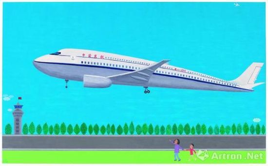 欧阳春《母亲节》 200×325cm 布面油彩 2006年