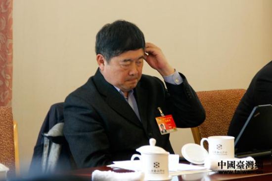 全国政协委员、故宫博物院院长单霁翔。(中国台湾网 王怡然 摄)