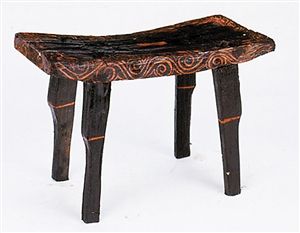 中国古家具漆俎。