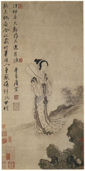 图7 唐寅 秋风纨扇图