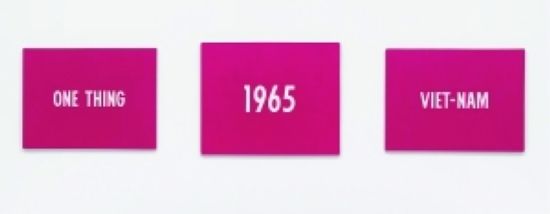 河原温作品《标题，1965》