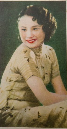 力士香皂明星老广告画 影星陈燕燕（正反面）