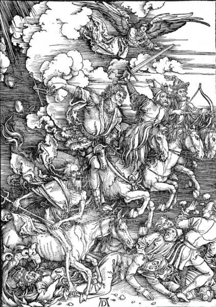 《启示录》中的《四骑士》(1498年)