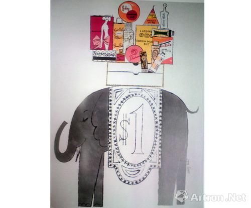 　　沃霍尔为《Happer's Bazzar》创作的插画