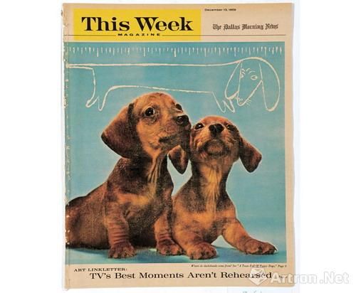 　　由沃霍尔创作的1959年12月13日出版的《This Week》封面