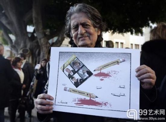 黎巴嫩漫画家捷波朗