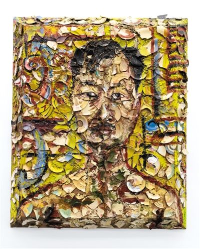 ④朱利安·施纳贝尔作品《肖像》，1985年