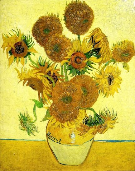 凡·高作品《向日葵》（1888），现藏于英国国家美术馆