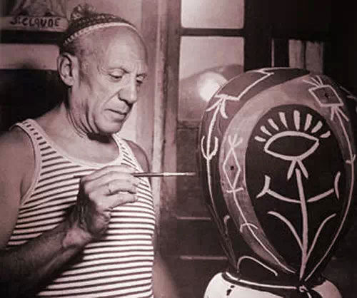 毕加索晚年童趣纯真的陶瓷艺术作品