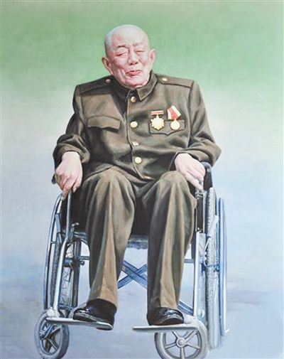 马国旗油画作品