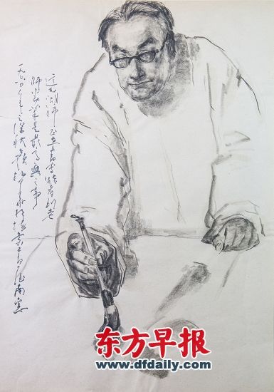 1960年代颜梅华在梅景书屋所作的吴湖帆速写