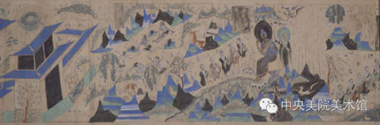 敦煌壁画局部图