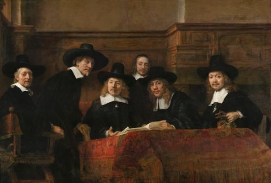 《阿姆斯特丹布商行会的理事们》1662
