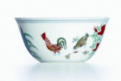 今年4月，刘益谦花2.8亿港元拍到了明成化鸡缸杯，刷新中国瓷器世界拍卖纪录。
