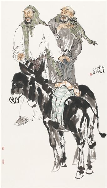 李硕2013年作品《大漠风轻》。