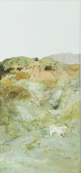 《寻找》（局部） 116cm×56cm×3 布面油画 2012年