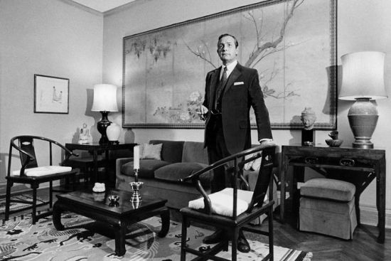 安思远在纽约寓所，1980年