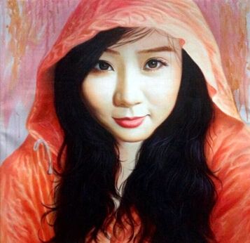 人物肖像，布面油画，2014年作