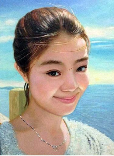 人物肖像，布面油画，2013年作