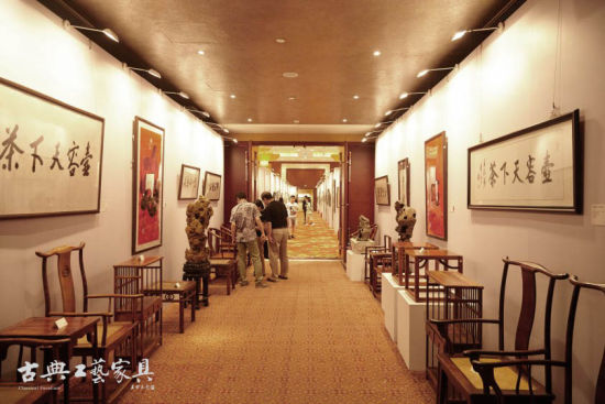 北京传是2014年春拍预展现场