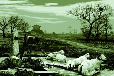 故乡的记忆·春分（剪纸） 李闽