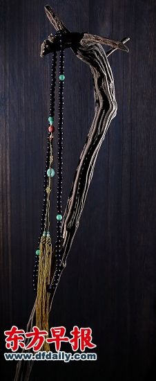 配翡翠隔珠 木患子念珠(古法穿制)