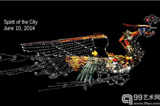 徐冰荣获2014年美国“城市之心”大奖