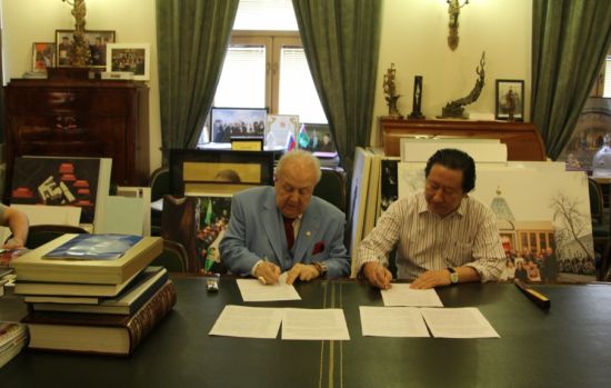 与俄罗斯艺术科学院签署合作协议