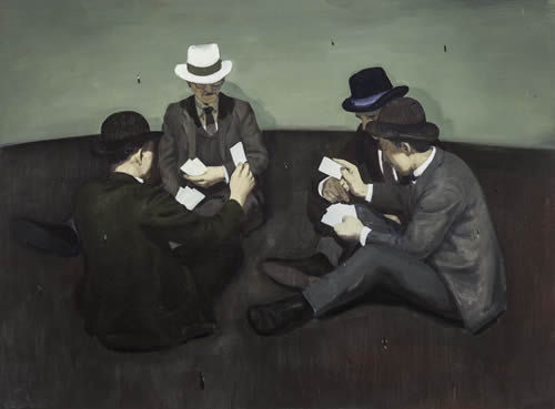 “真理只有一个”布面油画，135x182cm，2013年