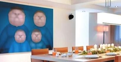 林依轮2002年购买现代画家潘德海的《胖子》