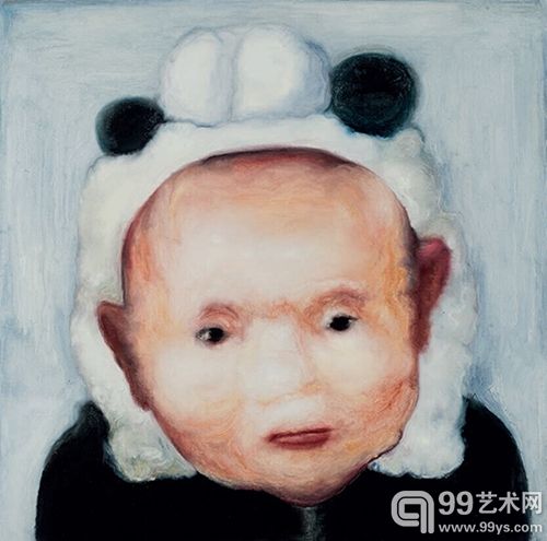 婴儿1，200×200cm，布面油画，2012 