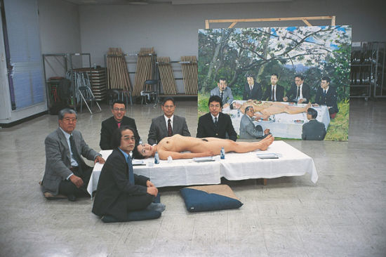 2007 年，日本横滨写生项目《樱花树下》